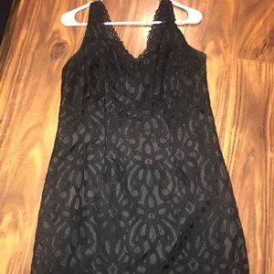 Black Lace Cocktail Dress